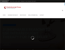 Tablet Screenshot of infrared-light-therapy.com